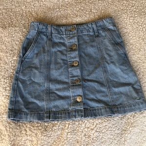 DENIM MINI SKIRT